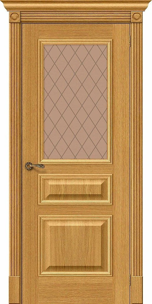 Вуд Классик-15.1 — Шпон, Natur Oak, Bronze Сrystal