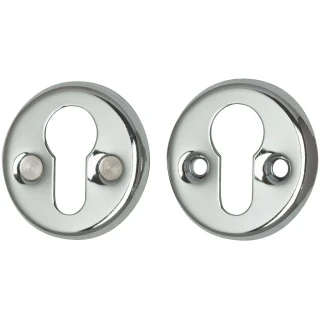 Накладка под цилиндр 016-SX — Для межкомнатных дверей, PC Хром