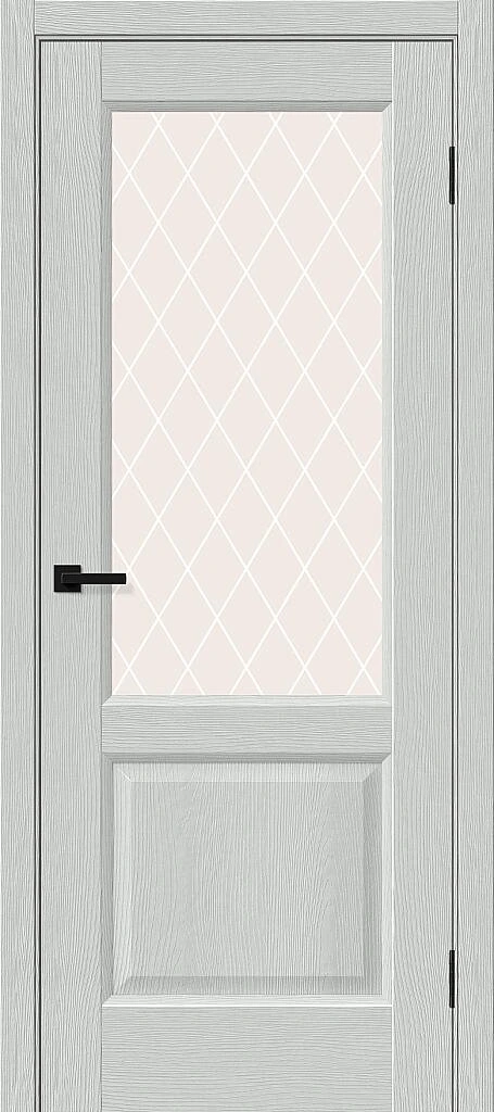 Неоклассик-33 — Эко Шпон, Grey Wood, White Сrystal