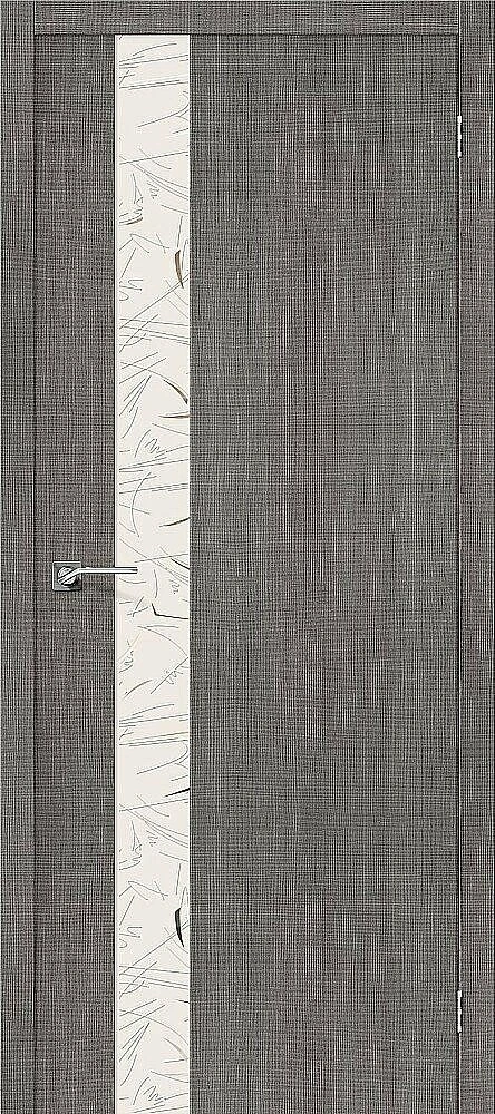 Порта-51 SA — Эко Шпон, Grey Crosscut, Silver Art