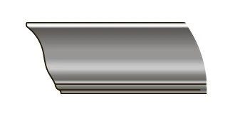 Карниз 80 см — Ф-11 (Орех) · арт. 029-0061
